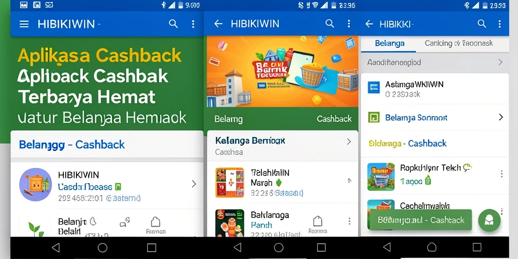 Tampilan antarmuka HIBIKIWIN yang informatif dan user-friendly.