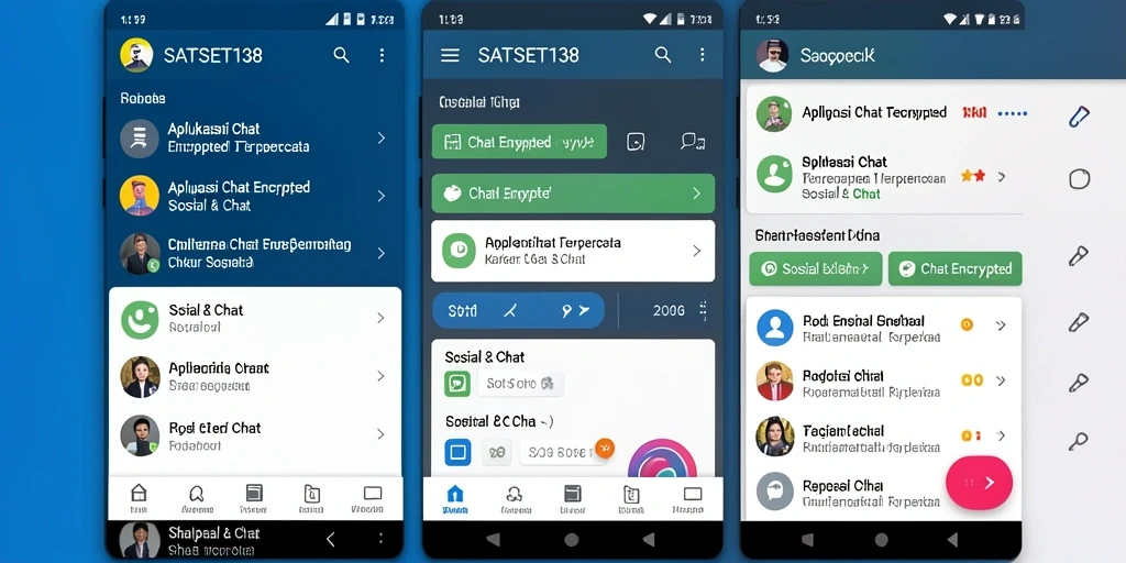 Tampilan antarmuka aplikasi SATSET138 yang aman dan modern.