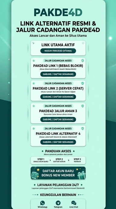 Akses Mudah Melalui Link Alternatif Pakde4d